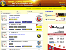 Tablet Screenshot of laufmanager.net